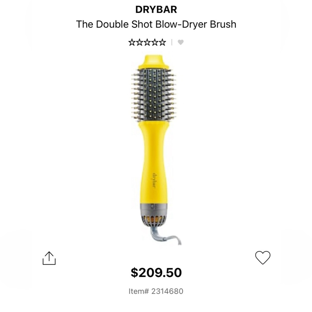 BNIB Drybar Double Shot Blowdry Brush